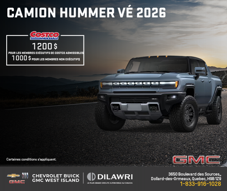 Le GMC Camion Hummer VÉ 2026