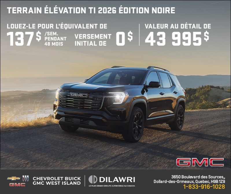 Le GMC Terrain 2026
