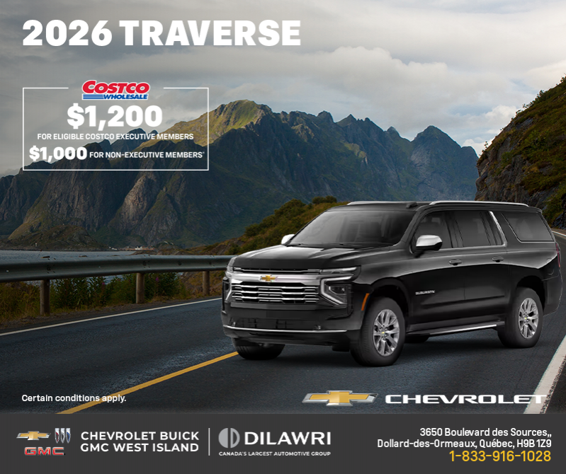 Get the 2026 Chevrolet Traverse