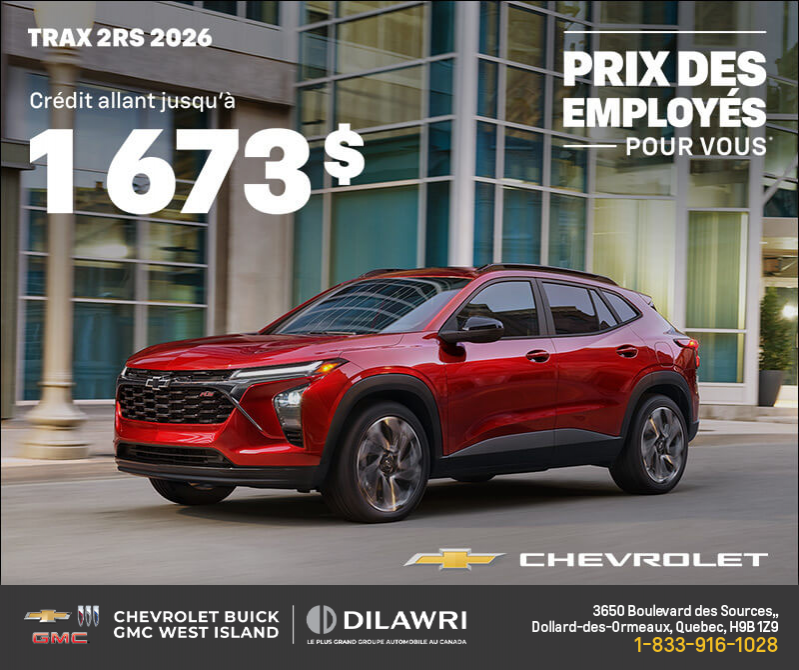 Le Chevrolet Trax 2026