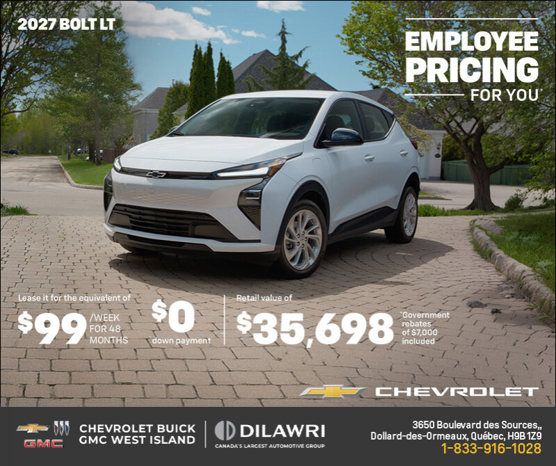 Get the 2027 Chevrolet Bolt LT