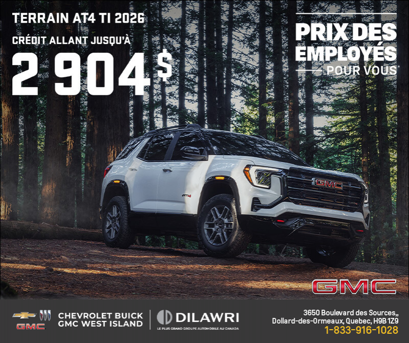 Le GMC Terrain 2026
