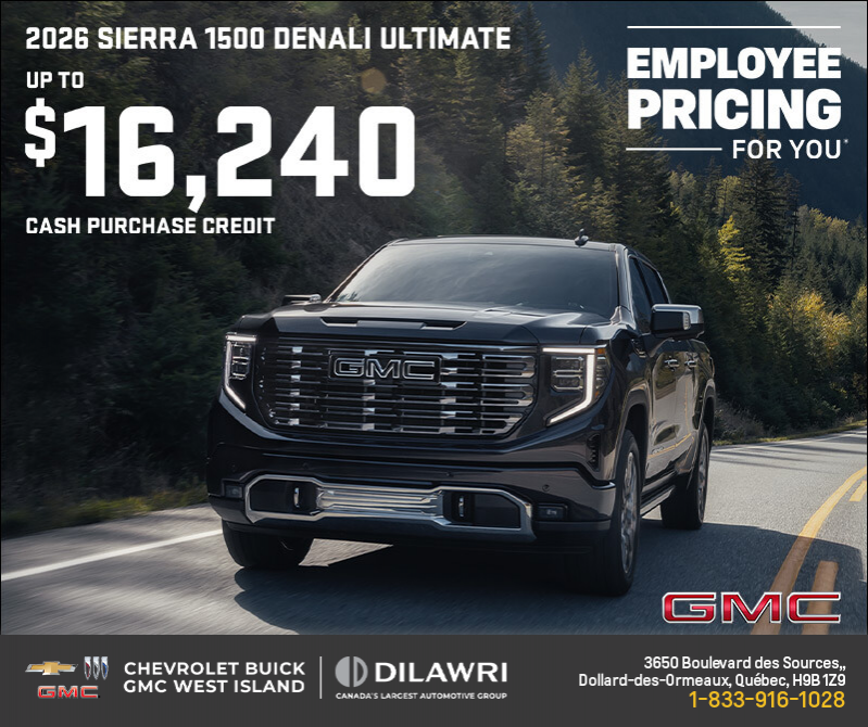The 2026 GMC Sierra 1500 Denali Ultimate