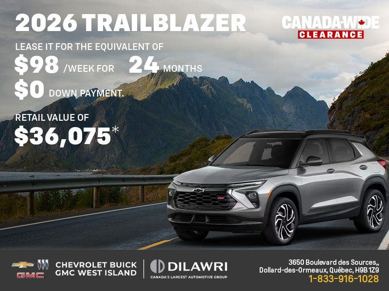2026 Chevrolet Trailblazer