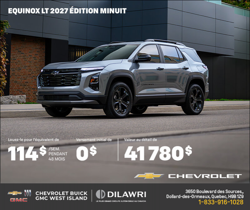 Procurez-vous le Chevrolet Equinox  2026