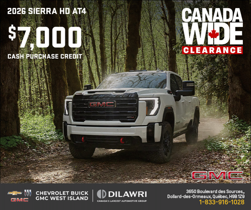 The 2026 GMC Sierra HD AT4