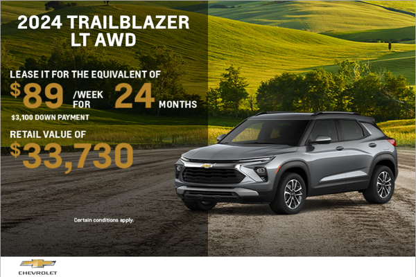 Get the 2024 Chevrolet Trailblazer