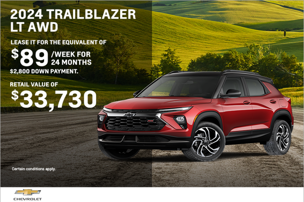 Get the 2024 Chevrolet Trailblazer