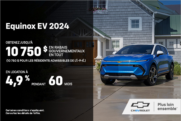 Le Chevrolet Equinox Ev 2024