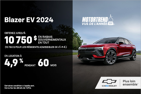 Procurez-vous le Chevrolet Blazer EV 2024