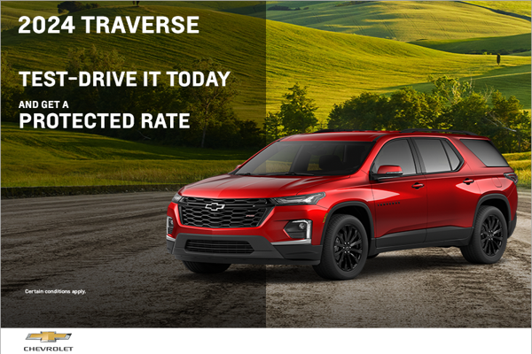 Get the 2024 Chevrolet Traverse Limite