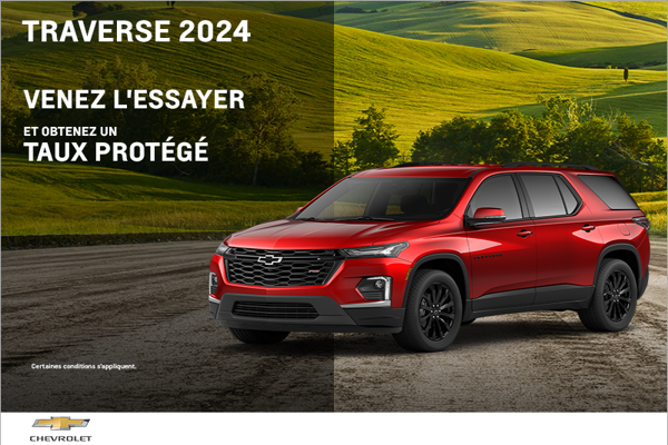 Procurez-vous le Chevrolet Traverse 2024