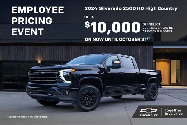 The 2024 Chevrolet Silverado 2500 HD High Country