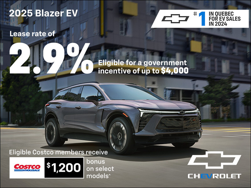 Get the 2025 Chevrolet Blazer EV