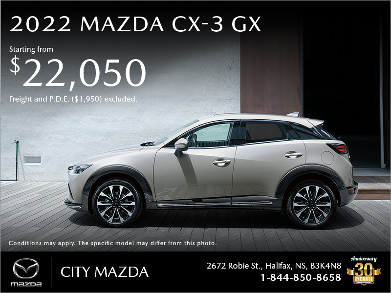  ¡Consigue el Mazda CX-3 2022 hoy!  |  Ciudad Mazda