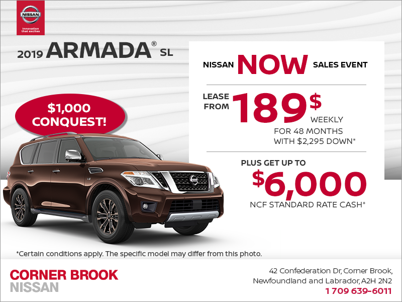 Get the 2019 Nissan Armada