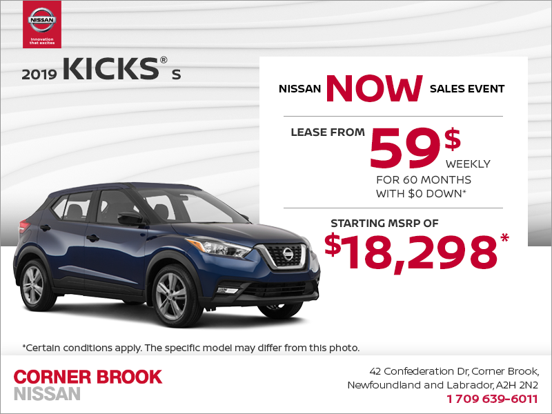 Get the 2019 Nissan Kicks Today!