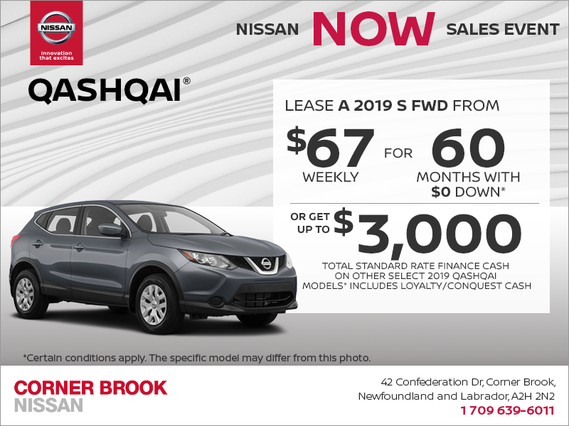 Get the 2019 Nissan Qashqai Today!
