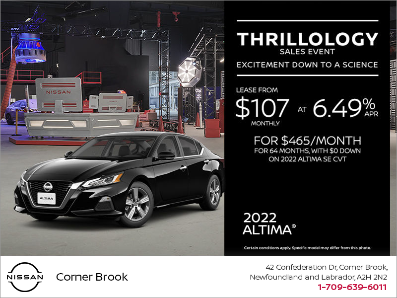 Get the 2022 Nissan Altima Today!