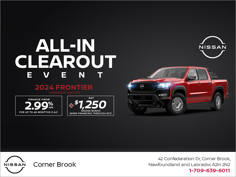 Get the 2024 Nissan Frontier Today!