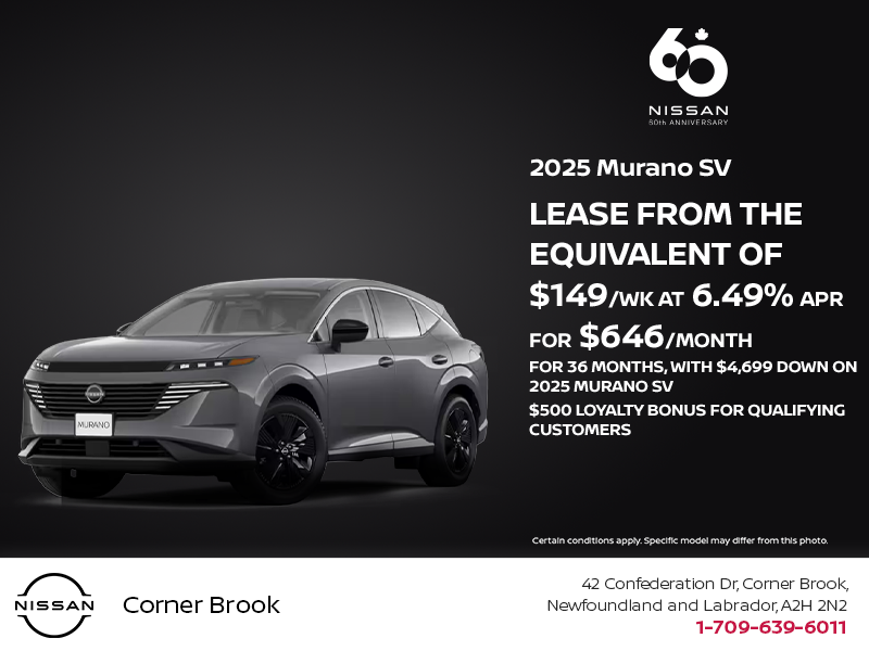 Get the 2025 Nissan Murano today!