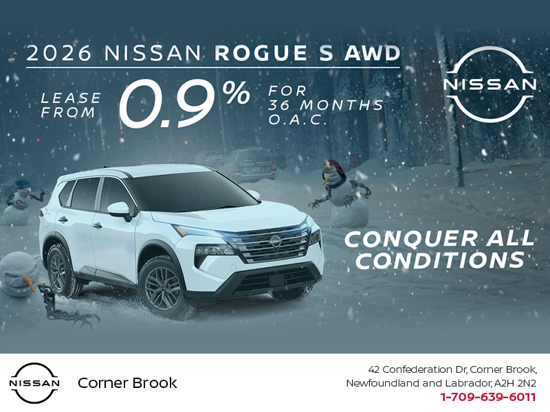 Get the 2026 Nissan Rogue Today!