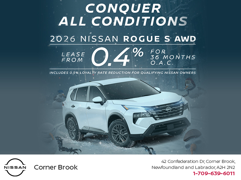 Get the 2026 Nissan Rogue Today!