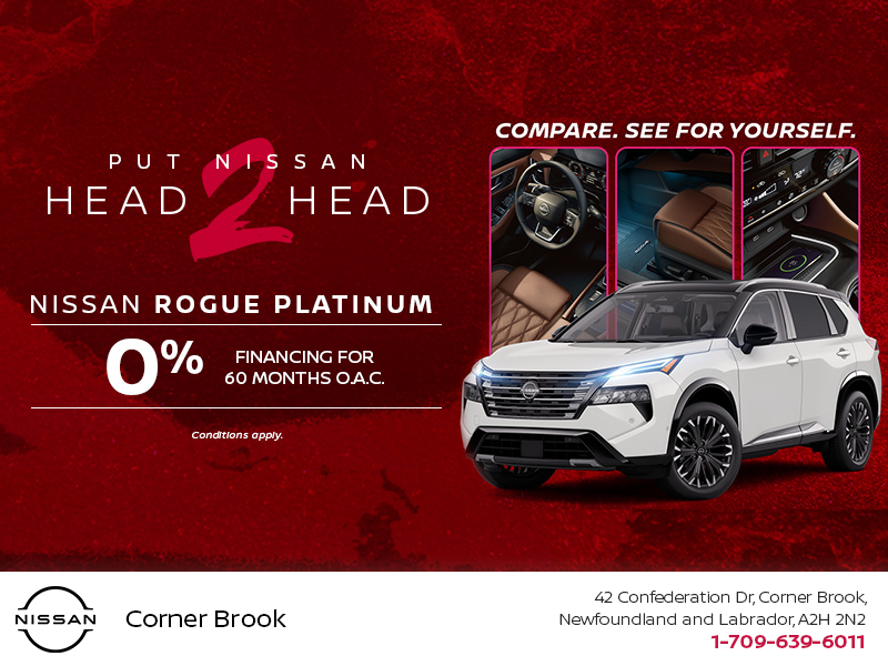 Get the 2026 Nissan Rogue Platinum Today!