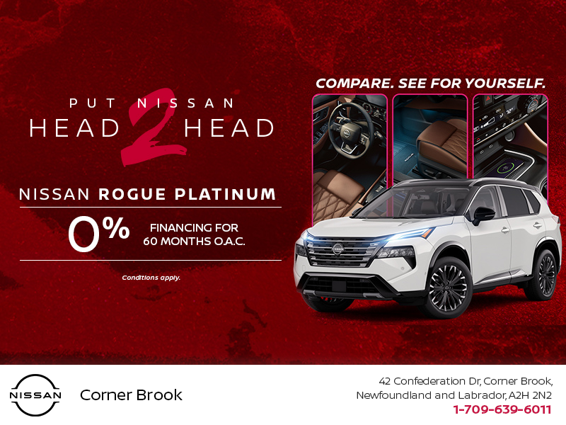 Get the 2026 Nissan Rogue Platinum Today!