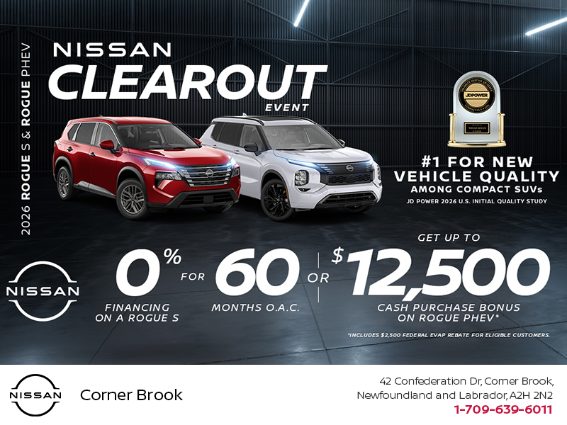 Get the 2026 Nissan Rogue S Today!