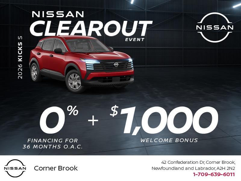 Get the 2026 Nissan Kicks S Today!