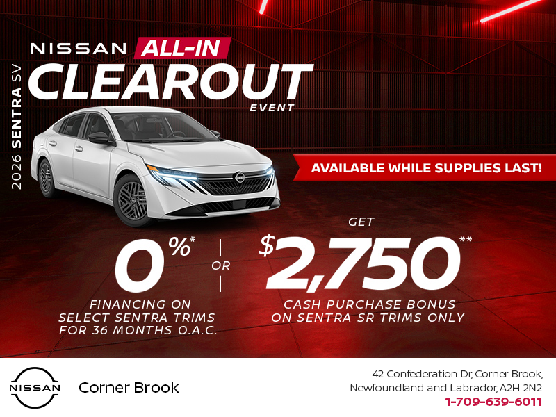 Finance the 2026 Nissan Sentra SV Today!