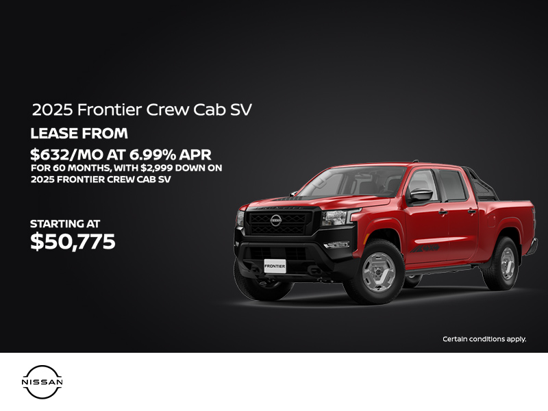 Get the 2025 Frontier Today!