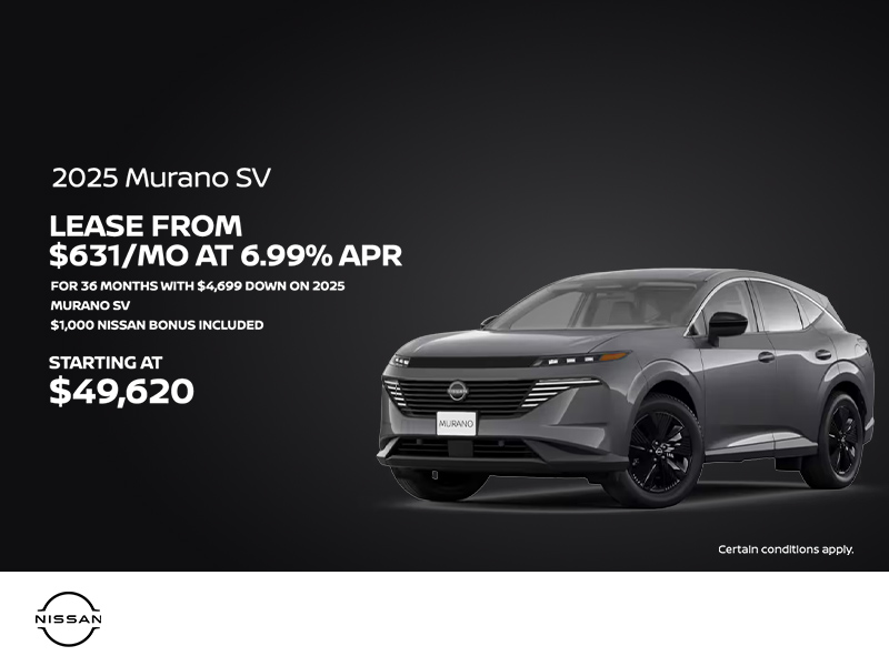 Get the 2025 Murano today!