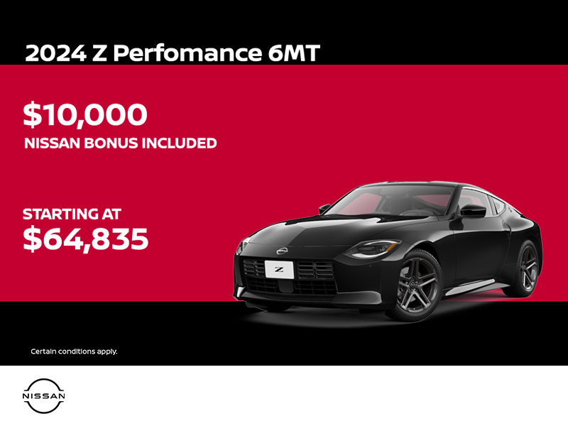 Get the 2024 Nissan Z Today!