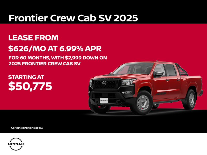 Get the 2025 Frontier Today!