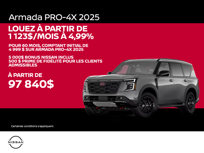 Obtenez la Armada 2025 !