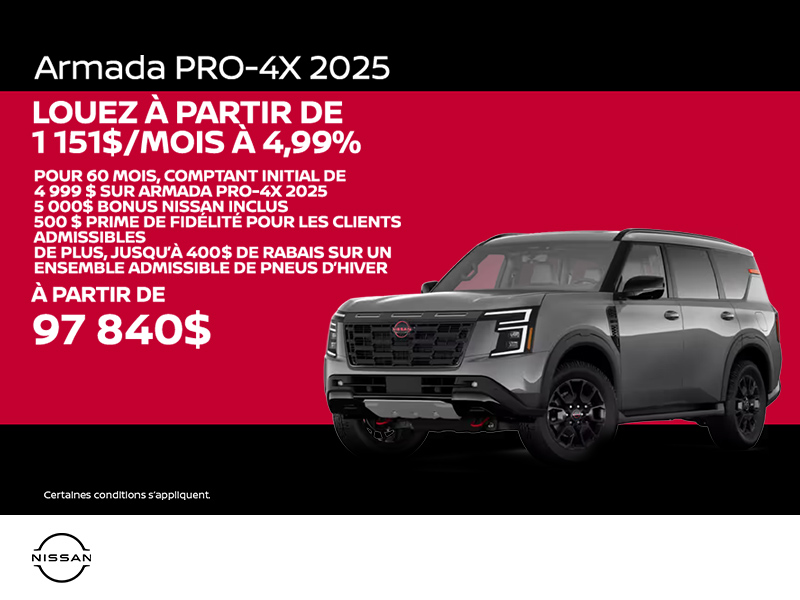 Obtenez la Armada 2025 !