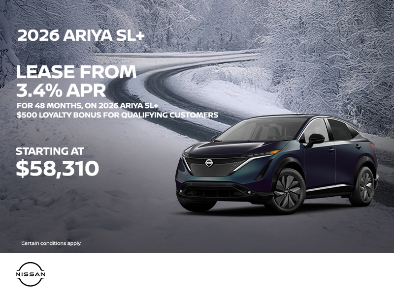 Get the 2026 Ariya Today!