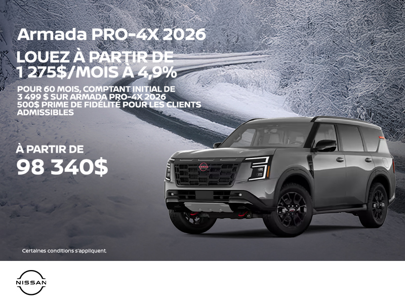 Obtenez la Armada 2026 !