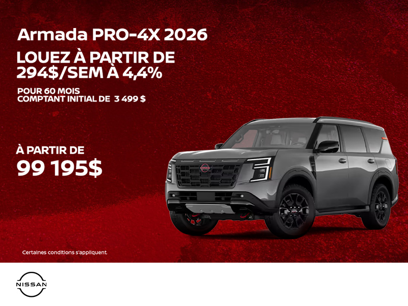 Obtenez la Armada 2026 !