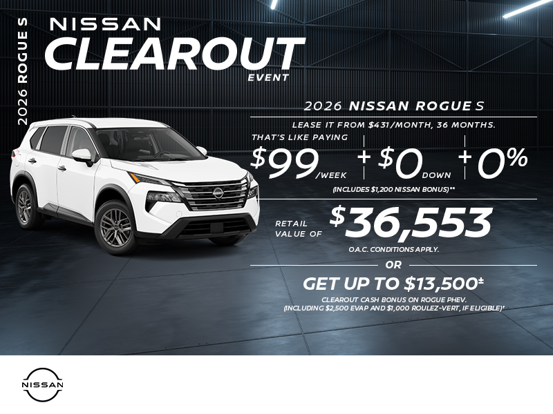 Get the 2026 Rogue S!