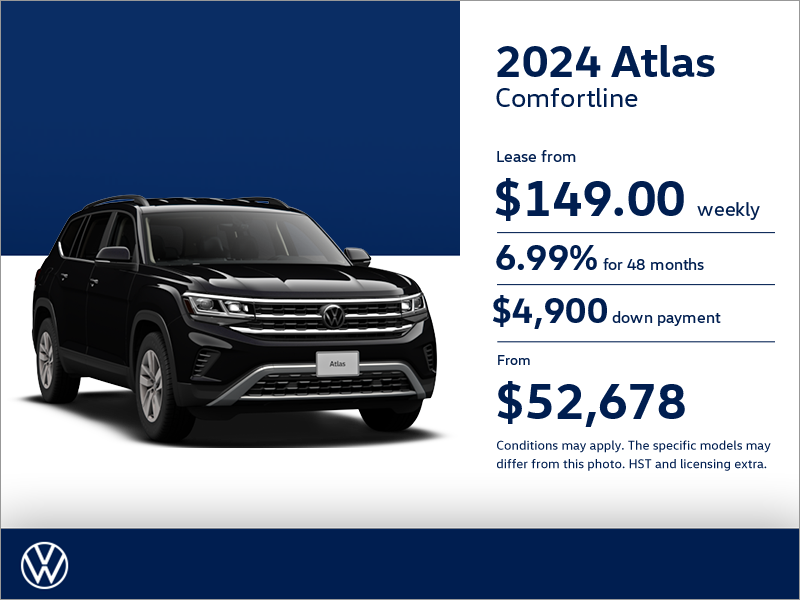 Get the 2024 Atlas - Guelph VW Promotion in Guelph