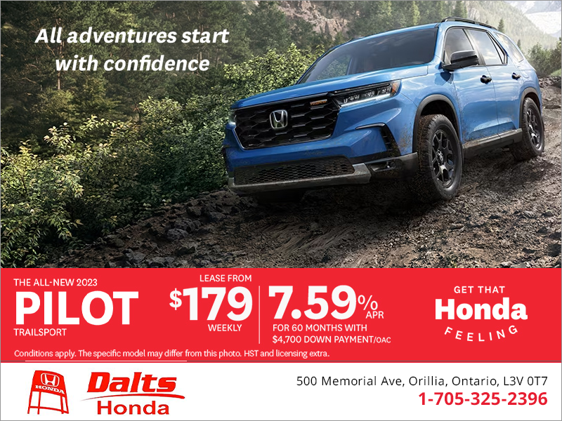 Get the 2023 Honda Pilot!