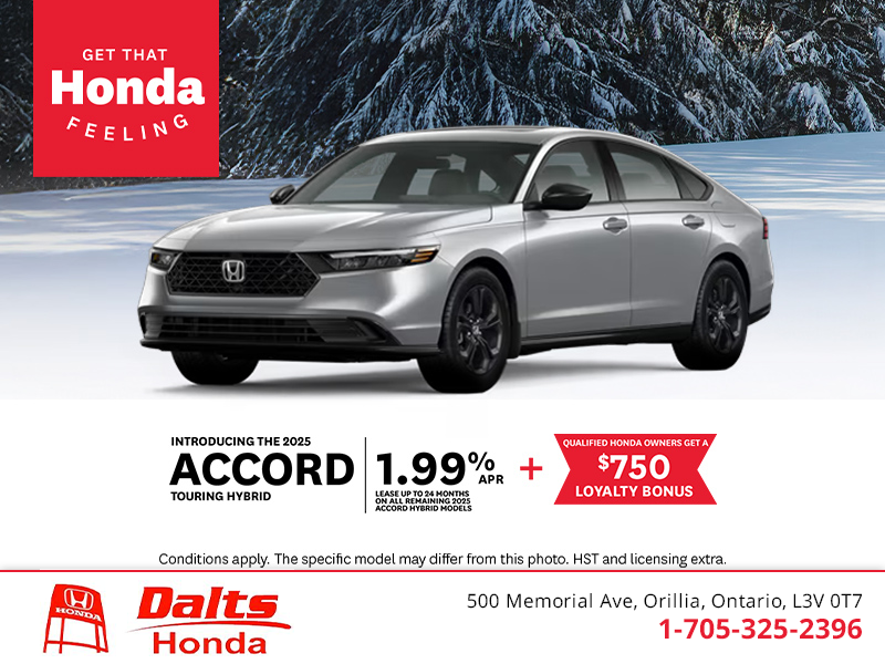 Get the 2025 Honda Accord!