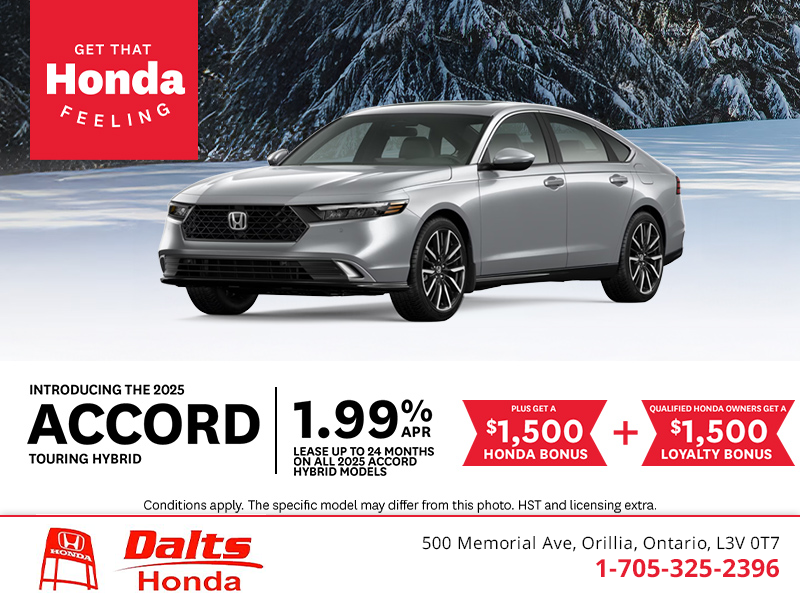 Get the 2026 Honda Accord!