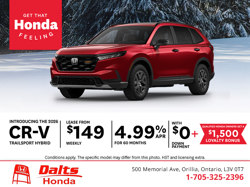 Get the 2026 Honda CR-V hybrid!