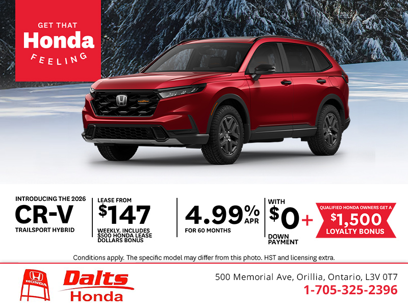 Get the 2026 Honda CR-V hybrid!