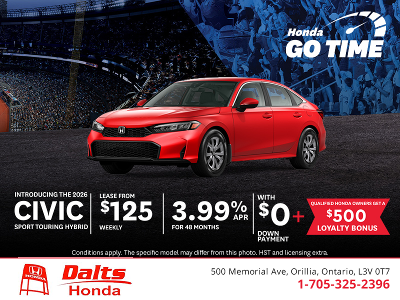 Get the 2026 Honda Civic Hybrid!