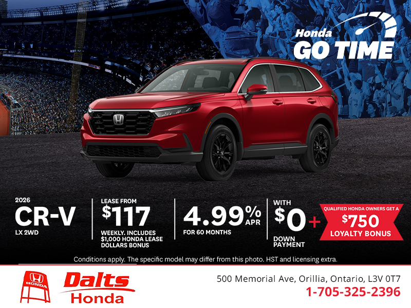 Get the 2026 Honda CR-V!